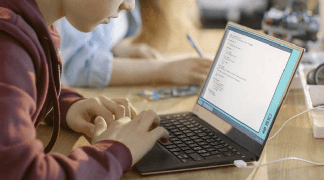Student coding